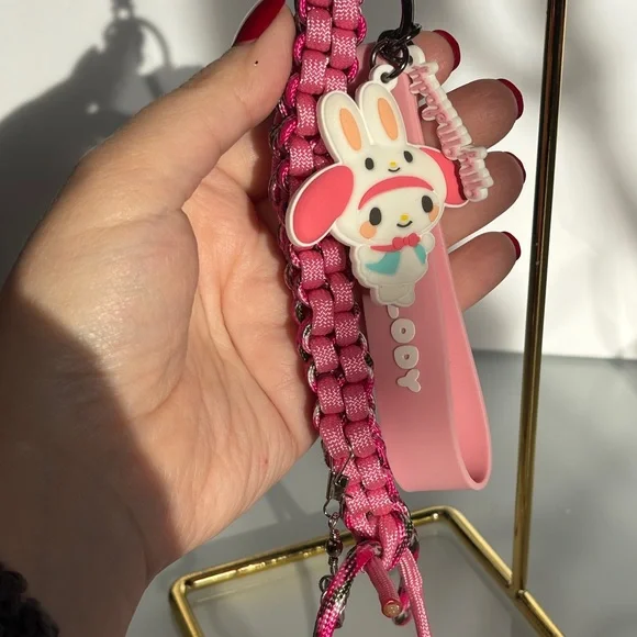 Miu Miu Style | My Melody Paracord Sanrio Jane Birkinfy Miniso Keyfob Handmade - Picture 8 of 8